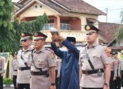 Serah Terima Jabatan Kapolsek Keluang dan Kapolsek Lais