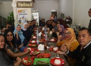 Usai Ikuti Pengukuhan, Danlanud RHF Ajak Pengurus PWI Makan Siang Bersama