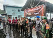Amankan Jalannya Pemilu, TNI-Polri dan Instansi Terkait di Anambas  Patroli Gabungan di setiap TPS