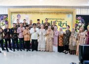 Pj. Bupati Muba Bersama Forkopimda Halal Bihalal di Rumdis Gubernur Sumsel