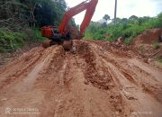 Jalankan Instruksi Pj. Bupati Apriyadi, Perusahaan di Jirak Jaya Gerak Cepat Perbaiki Jalan Rusak