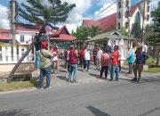 Tuntut Usut Dugaan Pungli Di ULP Asahan, Ratusan Massa Geruduk Kantor Bupati dan Kejaksaan