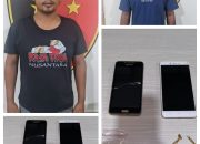 Unit Reskrim Polsek Keluang Amankan Dua Pelaku Pembobol Rumah Kosong