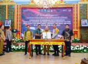 Pj. Bupati Muba Tandatangani NPHD Pengamanan Pelaksanaan Pilkada 2024
