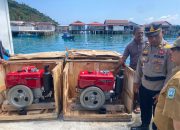 Pemkab Anambas Serahkan Bantuan Mesin Kapal Kepada Nelayan di Empat Desa