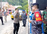 Danlanal Tarempa Terima Kunjungan Kapolres dan PJU Polres Anambas
