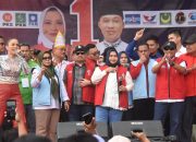 Pasangan Calon Nomor Urut 01 Kasmarni – Bagus Santoso Gelar Kampanye Akbar di Bengkalis