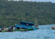 Kapal KLM Surya Bahari Tanjung GT-95 Alami Kebocoran di Perairan Teluk Dagang, Lingga