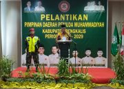 Surya Riski Ginting Resmi Dilantik, Pemkab Bengkalis Dukung Pemuda Muhammadiyah Jadi Lokomotif Perubahan