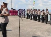 Polres Lingga Gelar Tabur Bunga di Laut, Mengenang Jasa Pahlawan Sambut Hari Bhayangkara ke-79