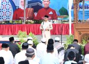 Sholat Bersama Masyarakat, Wabup Bengkalis Ajak Dukung Program Pembangunan