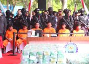 Pemusnahan 2 Ton Sabu di Kepri, Kapolda Irjen Asep Safrudin Tegaskan Komitmen Perang Melawan Narkoba
