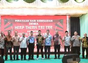 Ultah ke-8 Kelenteng Tiong Gi Keng Pangkalan Nyirih Dimeriahkan Artis dan Pejabat