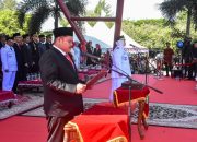 HUT RI ke-80: Ketua DPRD Bengkalis Bacakan Teks Proklamasi dengan Semangat