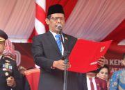 Ketua DPRD Batam Bacakan Teks Proklamasi pada Upacara HUT ke-80 RI, Semangat Kemerdekaan Menggelora