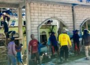 Warga Tajur Biru Kompak Gotong Royong Bangun Masjid Nurul Ihsan