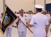 Lanal Tarempa Kini Dipimpin Letkol Laut (P) Romi Sitorus, Sinergi Jadi Prioritas