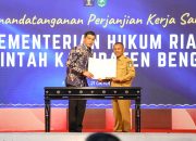 Wabup Bengkalis Teken Kerja Sama dengan Kemenkumham
