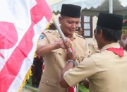 Wabup Anambas Resmi Lepas Kontingen Pramuka ke Dianpimru dan Dianpimsat Kwarda Kepri
