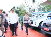 Bupati Roby Kurniawan Pimpin Apel Gelar Pasukan Operasi Lilin Seligi 2025 di Polres Bintan