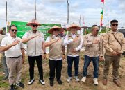 Wagub Kepri Tanam Cabai Perdana Bersama HKTI di Lahan 5 Hektare Galang Baru