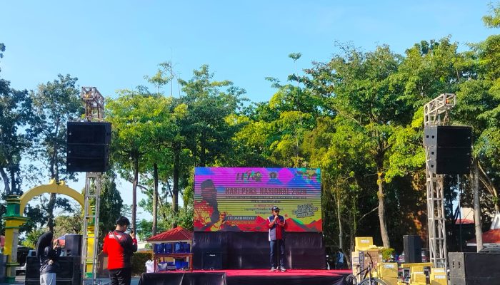 Wali Kota Tanjungpinang Hadiri Senam Bersama Hari Pers Nasional di Lapangan Pamedan