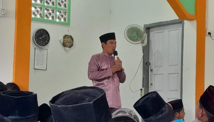 Kasi Trantibum Eko Sudiano Isi Pesantren Kilat di SMA N 1 Pulau Laut