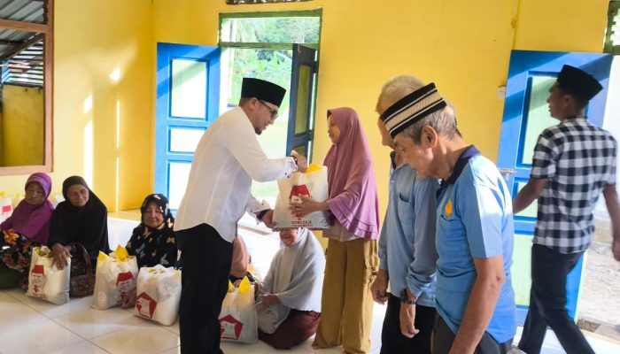 Gerindra Salurkan Ribuan Paket Sembako di Natuna, Marzuki: Momentum Berbagi di Bulan Ramadan