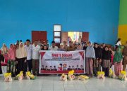 Gerindra Bagikan 1.000 Paket Sembako di Natuna, Marzuki Turun Langsung ke Masyarakat