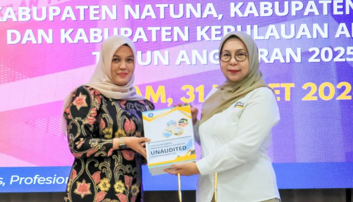 Wakil Bupati Bintan Serahkan LKPD 2025