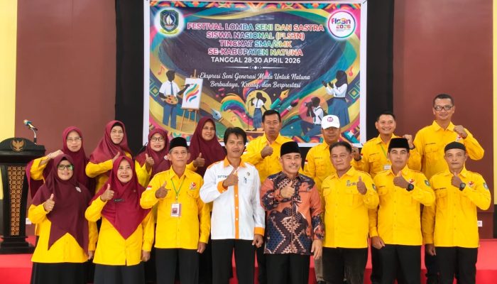 Anggota DPRD Kepri H. Mustamin Bakri Hadiri FLS3N Natuna, Tekankan Peran Seni Bentuk Karakter Generasi Muda