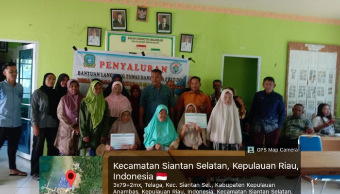 Wujudkan Bantuan Tepat Sasaran, Pemdes Telaga Salurkan BLT DD Bulan Mei