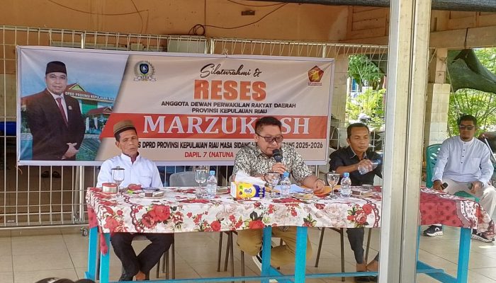 Reses di Terempa Timur, Marzuki: Meski dari Natuna, Anambas Tetap Kami Perhatikan