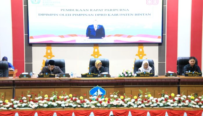DPRD Serahkan Rekomendasi, Pemkab Bintan Siap Tindaklanjuti