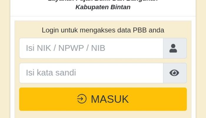 Pemkab Bintan Luncurkan Layanan Pajak Digital