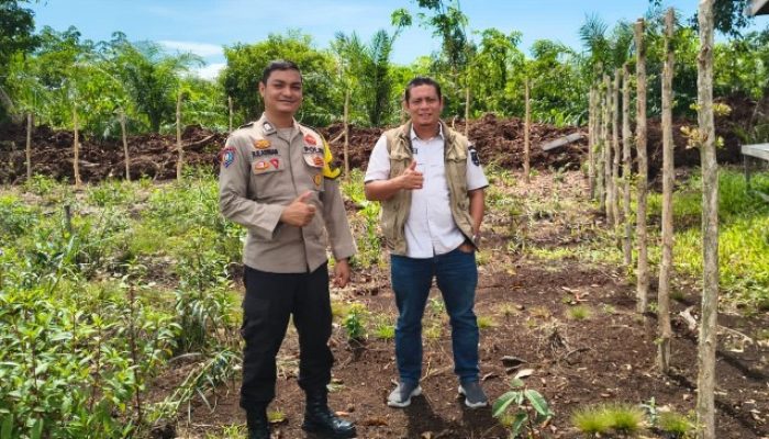 Polsek Bukit Batu Gerakkan Warga, Setengah Hektar Lahan Siap Tanam Jagung