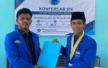 Muhammad Al Mujrin Nahkodai PC PMII Tanjungpinang-Bintan Periode 2026–2027
