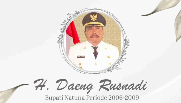 Mantan Bupati Natuna Daeng Rusnadi Wafat di Usia 66 Tahun