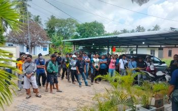 Nelayan Berakit Aksi Damai, Tuntut Kesepakatan Mediasi Sah Karena Pelaku Ngaku Bersalah