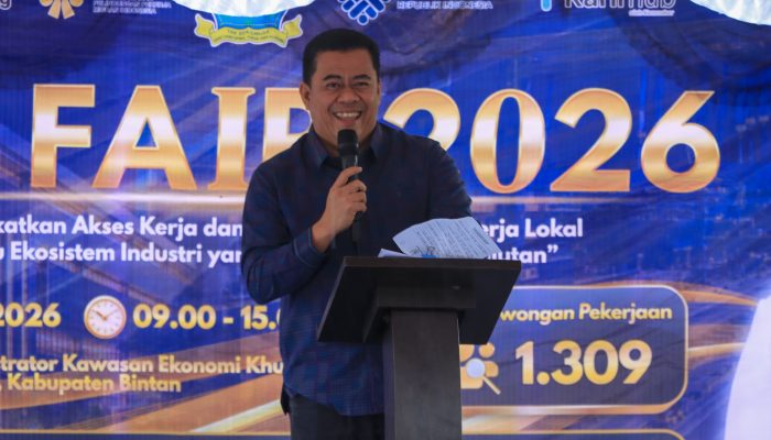 Sekda Ronny Buka Job Fair Bintan 2026, Tersedia 1.309 Lowongan Kerja