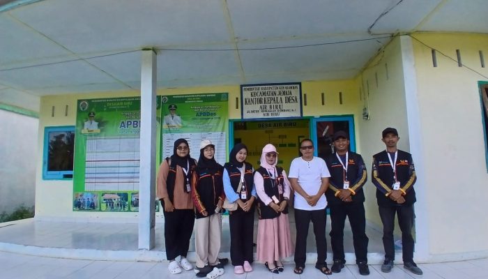 Kades Air Biru Terima Kunjungan BPS, Harap Data Sesuai Kondisi Lapangan