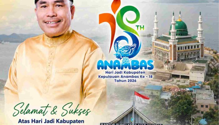 H. Mustamin Bakri Ucapkan Selamat HUT Kabupaten Kepulauan Anambas Ke-18
