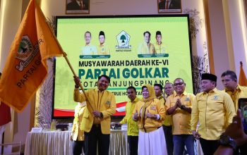 Musyawarah Daerah (Musda) VI Partai Golkar Kota Tanjungpinang resmi menetapkan Novaliandri Fathir sebagai Ketua DPD Partai Golkar Kota Tanjungpinang periode 2025–2030 secara aklamasi (Foto: Ist)