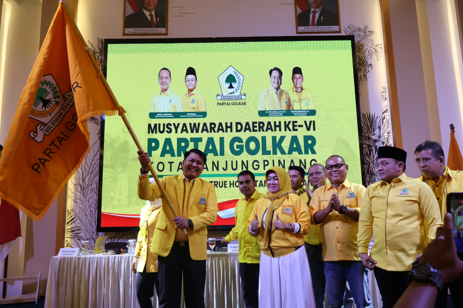 Musyawarah Daerah (Musda) VI Partai Golkar Kota Tanjungpinang resmi menetapkan Novaliandri Fathir sebagai Ketua DPD Partai Golkar Kota Tanjungpinang periode 2025–2030 secara aklamasi (Foto: Ist)