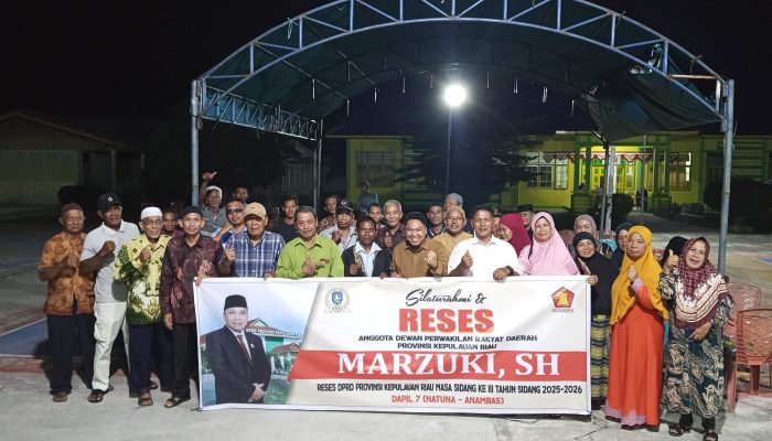 Reses Marzuki di Sedanau, Warga Usulkan Jalan Lingkungan hingga Kubah Masjid