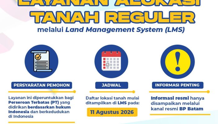 BP Batam Permudah Akses Alokasi Tanah Lewat Sistem Digital