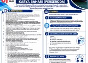 Pemkab Bintan Buka Seleksi Pimpinan PT Bintan Karya Bahari
