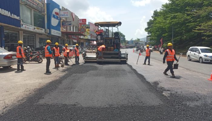 BP Batam Rampungkan Perbaikan Jalan Gajah Mada Tiban, 12 dari 19 Titik Prioritas Telah Selesai