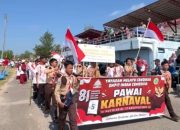 Wakil Bupati Lingga Lepas Secara Resmi, Karnaval Pawai Pembangunan Singkep Berjalan Meriah