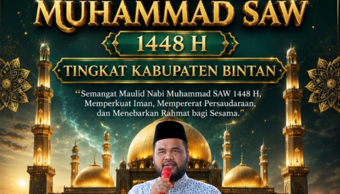 Pemkab Bintan Ajak Masyarakat Hadiri Peringatan Maulid Nabi 1448 H di Community Centre Simpang Lagoi, 27 Agustus 2026